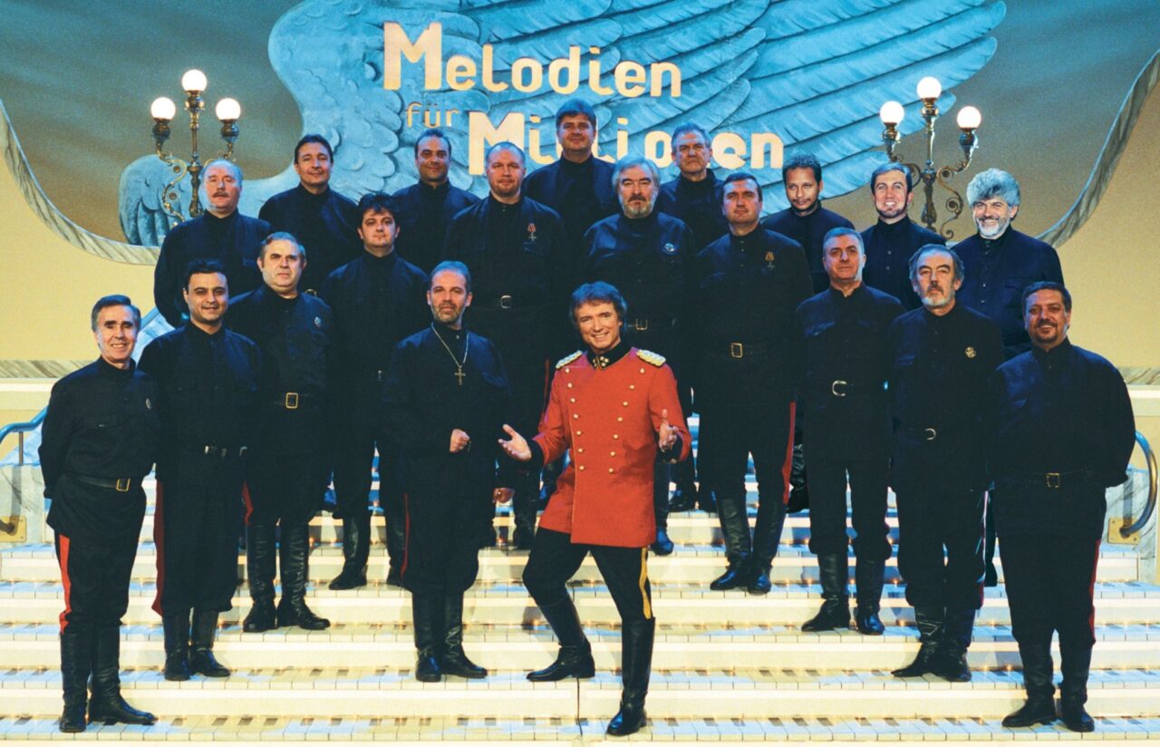 Umjubelter Auftritt in "Melodien für Millionen" (2002) vom Schwarzmeer Kosaken Chor und Peter Orloff
